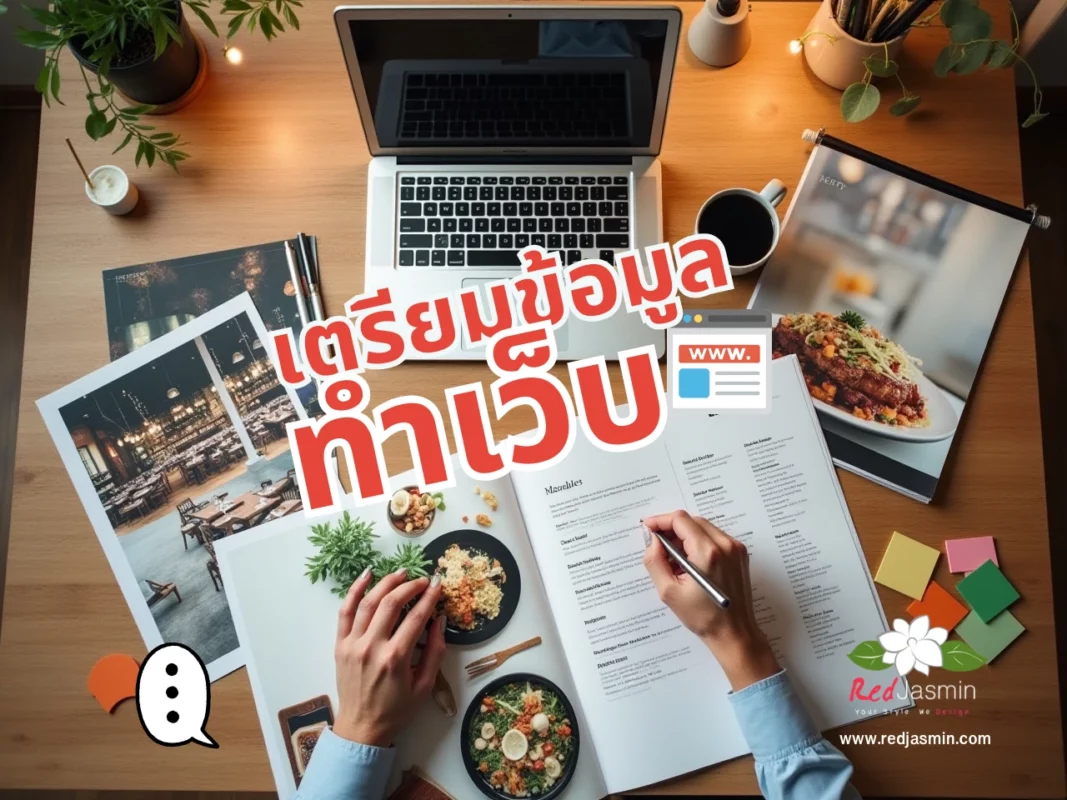 เตรียมข้อมูลทำเว็บหน้าเดียว